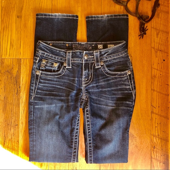 *Sold on Facebook*. Miss Me Straight Long Jeans - Picture 2 of 8
